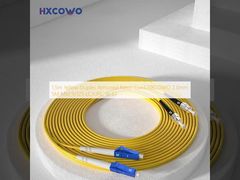 cordón de conexión acorazado a dos caras amarillo del 1.5m HXCOWO 2.0m m SM milímetro 9/125 LC/UPC al ST