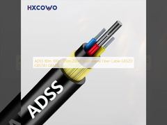 Cable aéreo G652D G657A1 G657A2 de la fibra del palmo de ADSS los 80m el 100m el 120m los 200m