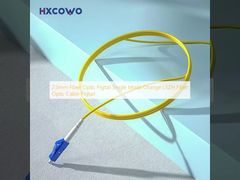 coleta anaranjada del cable de fribra óptica LSZH del solo modo de la coleta de la fibra óptica de 2.0m m