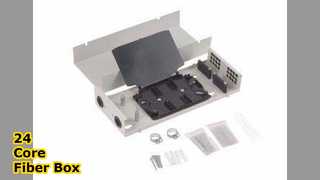 Caja de fibra de montaje en pared de 24 núcleos