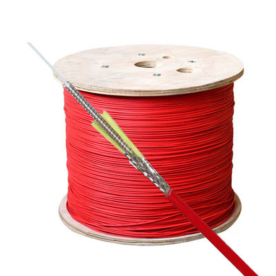 comprar Red Indoor Flame Retardant Jacket DTS Distributed Temperature Sensing Fiber Optic Cable fabricación en línea