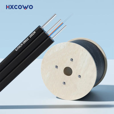 comprar Cable de bajada autoportante de fibra de LSZH GJYXCH para FTTH al aire libre 1 núcleo el 1KM 9/125 G657A Fabricación en línea