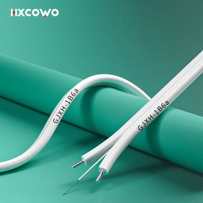 comprar SM G652D G657A GJXH Indoor Optical Fiber Cable With LSZH Jacket 2 Core fabricación en línea