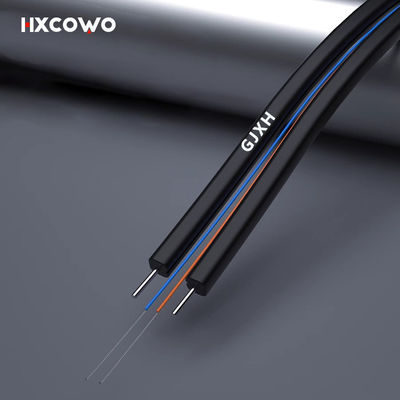 comprar Telecom Communication Indoor Fiber Cable 1 2 4 Core GJXH G657A2 6 Core Wire Cable fabricación en línea