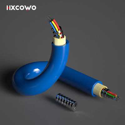 comprar Cable de fibra óptica blindado de acero espiral flexible al aire libre 2-288 de modo único a prueba de polvo Fabricación en línea