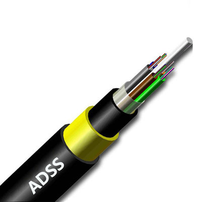 comprar Cable óptico de fibra ADSS de doble chaqueta para exteriores G.652D/G657A1/G657A2 Fabricación en línea