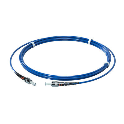 comprar FTTH PVC 3.0MM Modo único G657A1 3M ST/UPC-ST/UPC Cordón de parche de fibra óptica blindado Fabricación en línea