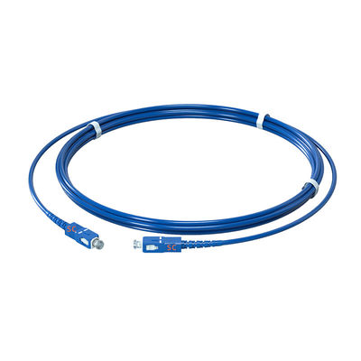 comprar Tipo de fibra: fibra única, modo único, cordón blindado para parches SC-UPC/SC-UPC Azul 9/125um Fabricación en línea