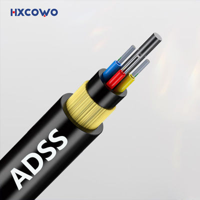 comprar ADSS 80m 100m 120m 200m Span Aerial Fiber Cable G652D G657A1 G657A2 fabricación en línea