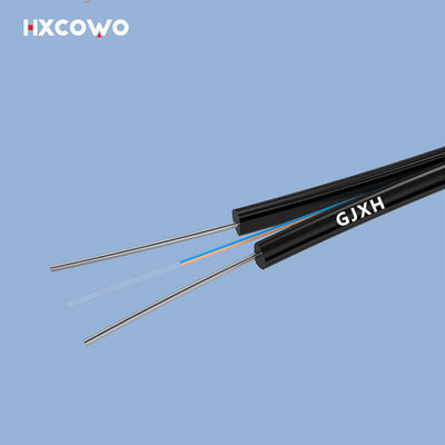 comprar Speed Internet Indoor Fiber Optic Cable GJXH Metallic Strength Member G657A1 2Core fabricación en línea