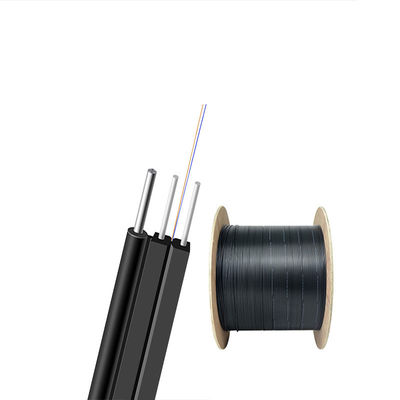 comprar 1km Roll Fiber Optic Drop Cable Outdoor FTTX FTTH 1/2/4 Cores HXCOWO Cable 's List fabricación en línea