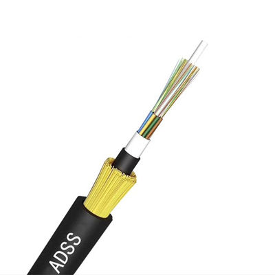 comprar Cable de fribra óptica de la base de ADSS 24 con la chaqueta doble del alambre de alta tensión Fabricación en línea