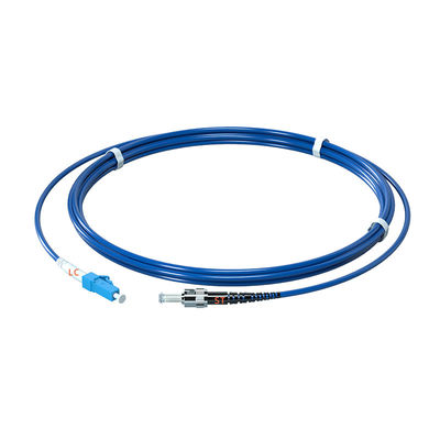 comprar SM LC/UPC a ST/UPC Simplex Cordón de parche de fibra óptica blindado Instalación fácil y rápida Fabricación en línea
