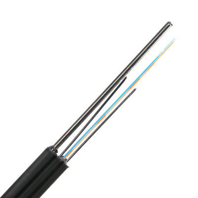 comprar 1 núcleo 2 núcleo 4 núcleo 2 km de longitud Cable de fibra óptica exterior para caída Cable en tambor de madera contrachapada Fabricación en línea