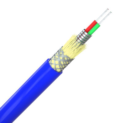 comprar 50/125 Cables de fibra blindados de acero espiral flexible de modo único 2-288 núcleo Fabricación en línea