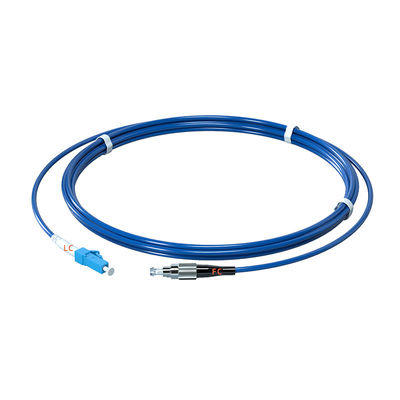 comprar PVC Armored Fiber Optic Patch Cord LC/UPC-FC/UPC Connector Single Mode Simplex 3.0 1M-10M fabricación en línea