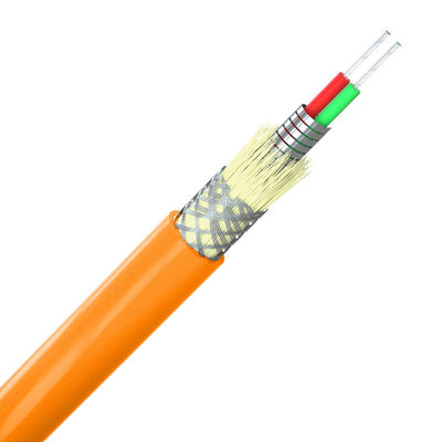 comprar Fibra blindada en forma de espiral para interiores y exteriores, fibra táctica multimodo personalizada Fabricación en línea
