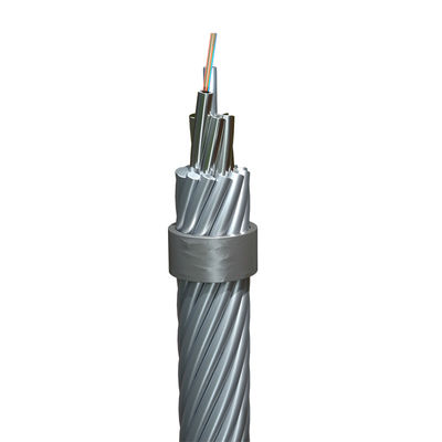 comprar HXCOWO Cable de fibra óptica compuesta 2-288Core OPGW alambre de tierra aérea exterior Fabricación en línea