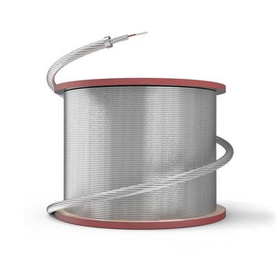 comprar Overhead Ground OPGW HXCOWO 12 16 24 32 36 48 Core Power Fiber Optic Cable fabricación en línea