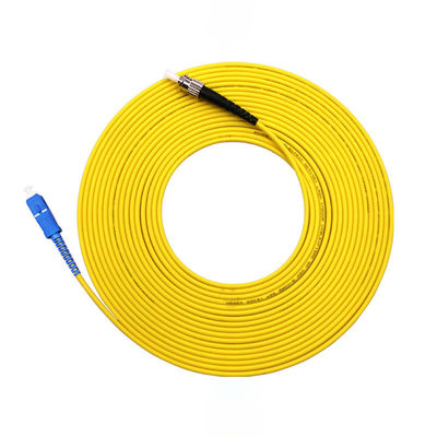 comprar Customized Lengths 1m/2m/3m... 1 HXCOWO SM Simplex Armored Fiber Optic Cable Patch fabricación en línea