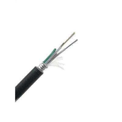 comprar Cable óptico al aire libre compuesto fotoeléctrico fotoeléctrico del cable SM 24C G652D PE ADSS del roedor anti de LSZH Fabricación en línea