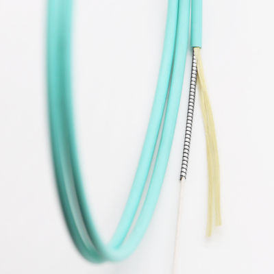 comprar Flexible Spiral Steel Tube Armored Anti Rat Bite Fiber Optic Cable with Custom Length fabricación en línea