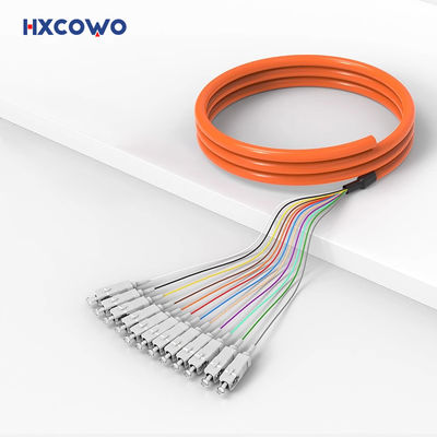 comprar Orange Telecommunication Fiber Optic Pigtail SC APC OM1 OM2 OM3 FTTH CATV fabricación en línea