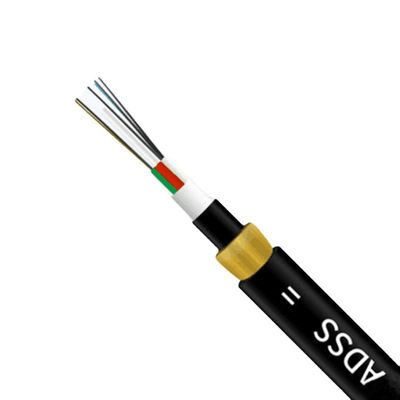 comprar Overhead ADSS Aerial Fiber Optic Cable Single / Double Jacket Leather fabricación en línea