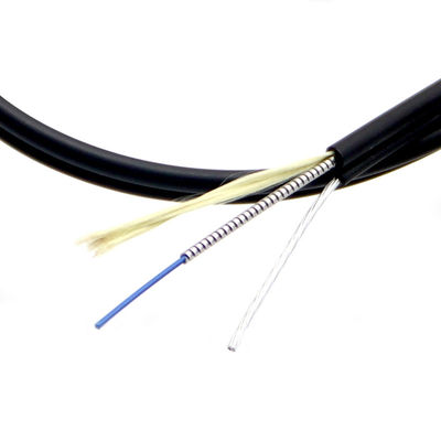 comprar G657A LSZH Figura Aérea 8 Caída de fibra blindada interior al aire libre 2-4 núcleo Fabricación en línea