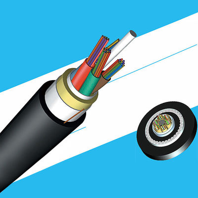 comprar 12 24 Cable de fibra óptica SM no metálico de núcleo ADSS OFC para instalación aérea al aire libre Fabricación en línea