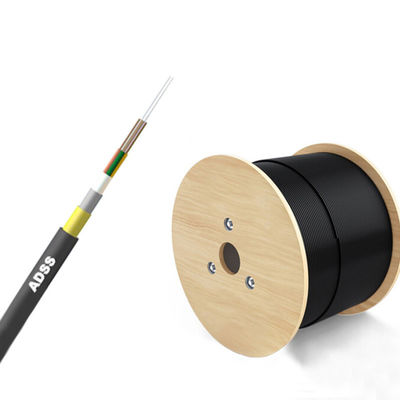 comprar Modo multi negro del cable de fribra óptica de ADSS para la transmisión de datos de alta velocidad Fabricación en línea