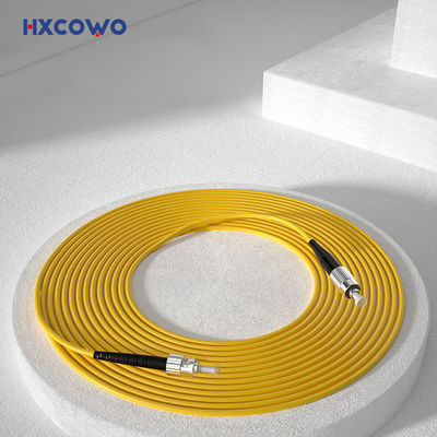 comprar HXCOWO Single Mode 9/125 OS2 FC To ST Simplex OFNR 2.0mm Armored Fiber Optic Cable Patch fabricación en línea