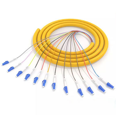 comprar Telecom Grade HXCOWO 12 Core Bundle LC Fiber Pigtails For 10G Gigabit Optical Network fabricación en línea
