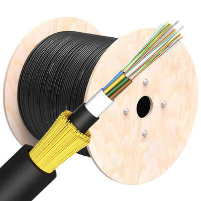 comprar No metálicos de un solo modo de auto-apoyo del cable de fibra aérea de caída redonda ADSS Fabricación en línea