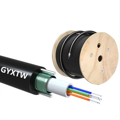 comprar G652D/G657A1/G657A2 Fiber Type Outdoor Fiber Optic Cable for HXCOWO SM 2/4/6/ Core GYXTW fabricación en línea