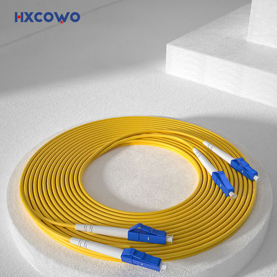 comprar HXCOWO 0.9mm/2mm/3mm Armored Fiber Optic Cable Patch Wavelength 850nm/1310nm/1550nm 2 fabricación en línea