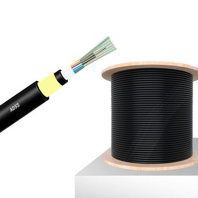 comprar Single Mode ADSS Fiber Cable G657A Outdoor Self Supporting Aerial Fiber Cable fabricación en línea
