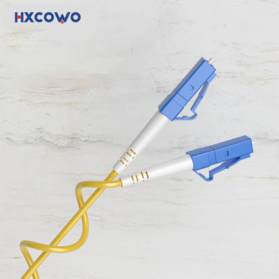 comprar SM/MM/OM3 G657A2 Armored Fiber Optic Patch Cord FTTH Indoor Simplex LC-LC fabricación en línea