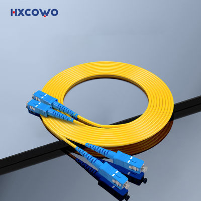 comprar Parche de cable de fibra óptica monomodo multimodo dúplex SC/UPC-SC/UPC de 2 núcleos 9/125 2,0 mm 0,5 M Fabricación en línea