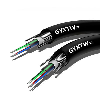 comprar Cables de fibra óptica blindados para exteriores negros G652D Fabricación en línea