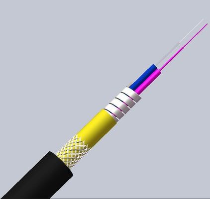 comprar LSZH Jacket 5.0mm OS2 G652D Cables blindados de fibra óptica de modo único para redes Fabricación en línea