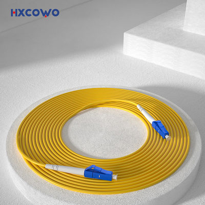 comprar HXCOWO FTTH Simplex Fiber LC APC UPC G652D/G657A1 SM Jumper Armored Fiber Optic Cable Patch fabricación en línea