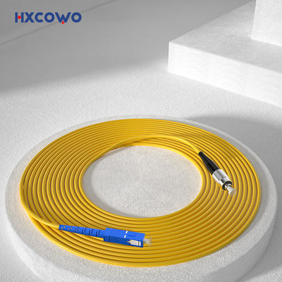 comprar Customized Colors HXCOWO FTTH SC/FC UPC APC Armored SM MM SX DX Fiber Optic Cable Patch fabricación en línea