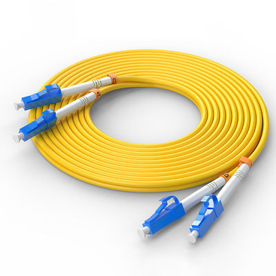 comprar Single Mode LC/UPC-LC/UPC FTTH Duplex Fiber Optic Cable Patch for Customized Colors fabricación en línea