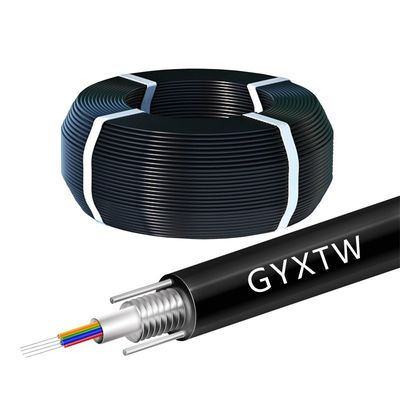 comprar Cable blindado de fibra óptica de exterior de un solo modo G652D Cable blindado de fibra óptica Fabricación en línea