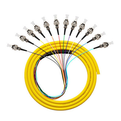 comprar Multimode 50/125 62.5/125 SM 12 Cores Coated Fiber Optic Pigtail for 4g Network Solution fabricación en línea
