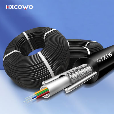 comprar High Speed Armored Single Mode Fiber G657A1 G657A2 Outdoor Armored Fiber Optic Cable fabricación en línea