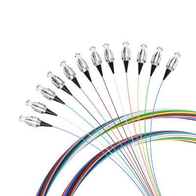 comprar G657 12Color 0.9mm 1.5M Pigtail de fibra óptica para FTTX longitud de onda 850nm/1310nm/1550nm Fabricación en línea
