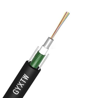 comprar Cables de fibra óptica GYXTW de modo único blindado para exteriores 2/4/6/8/12/16/24 G657A1 por metro Fabricación en línea