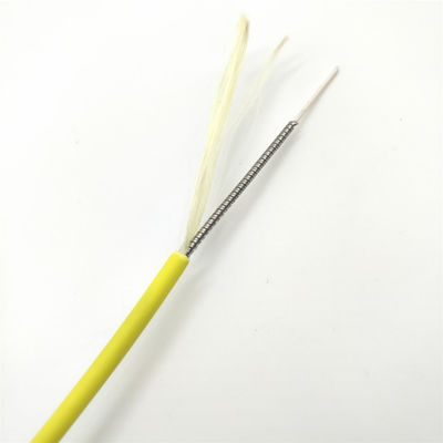 comprar 10D Bending Radius Direct Indoor Spiral Steel Armored Optical Cable 1-12 Core 1km fabricación en línea